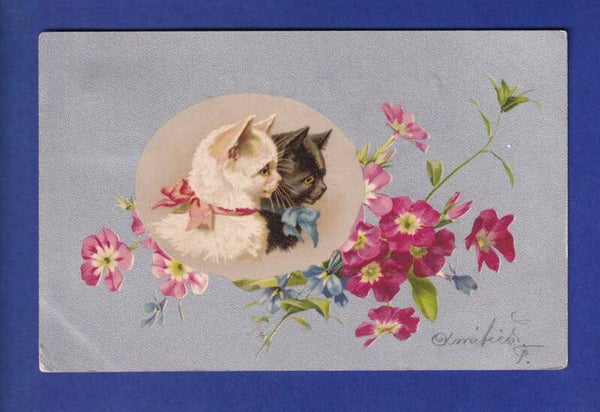 CHAT - Chats et fleurs