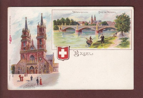 BASEL - Wettsteinbrücke - Münster