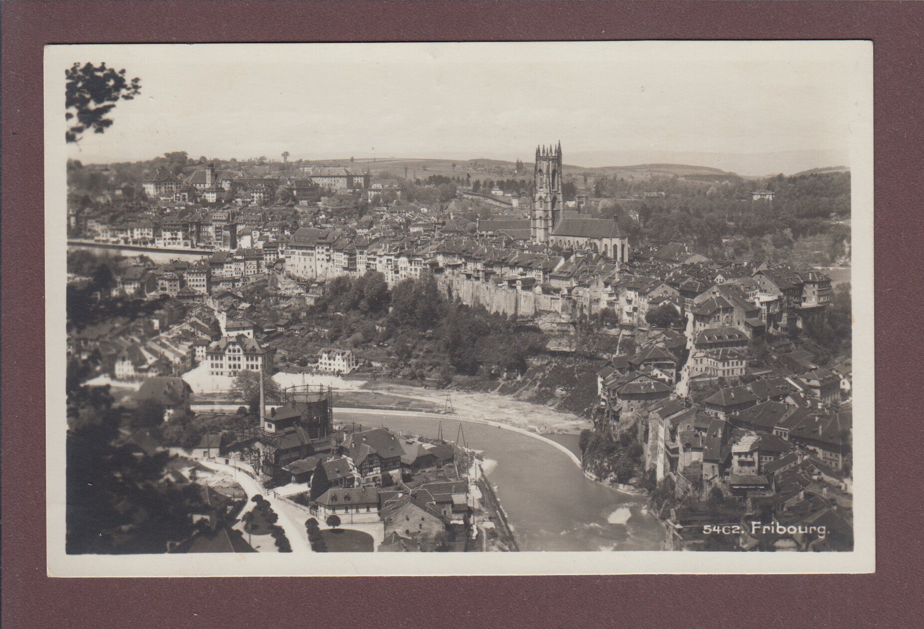 FRIBOURG - Vieille ville - Sarine - 1932