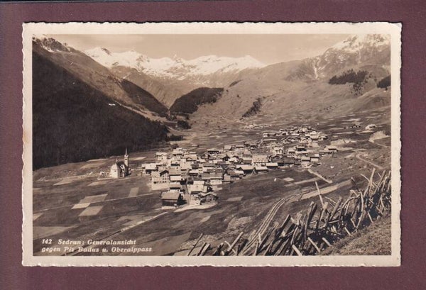 SEDRUN - Piz Badus - Oberalppass - 1933