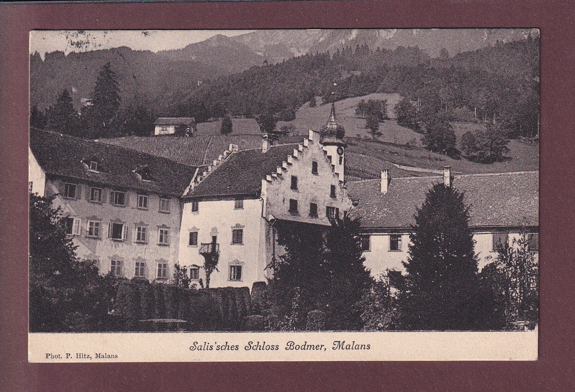 MALANS - Schloss Bodmer - 1915