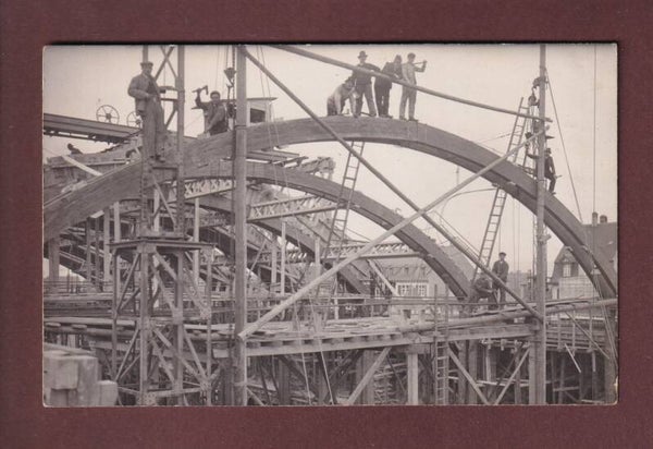 Foto - BASEL - Aufbau Mustermesse 1924
