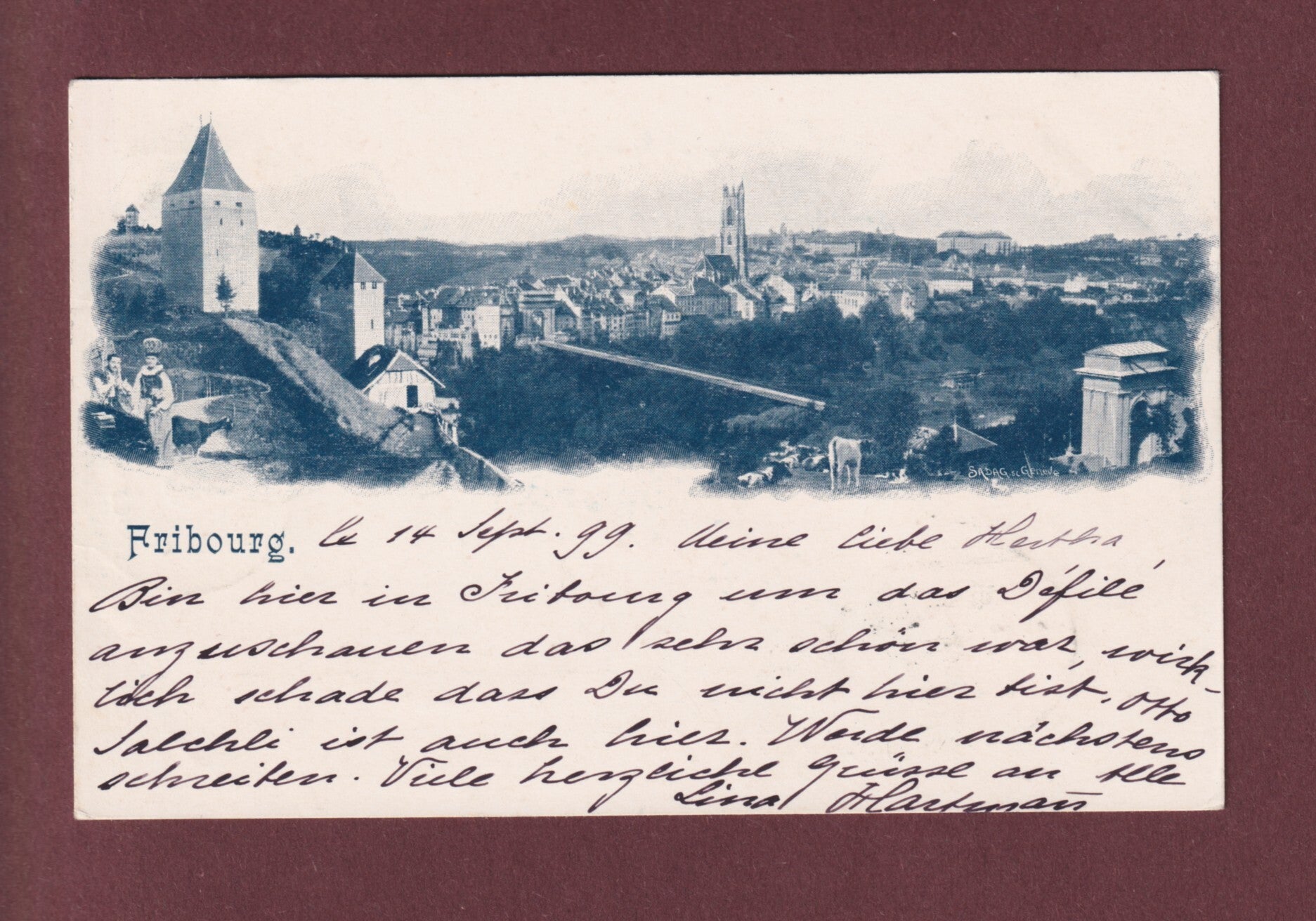 FRIBOURG - 1899