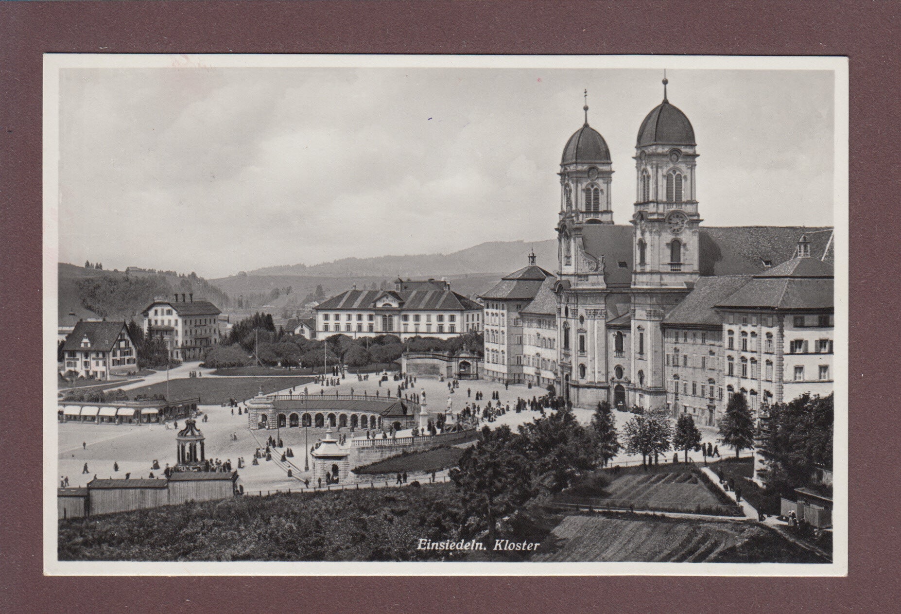 EINSIEDELN - Kloster - Leute