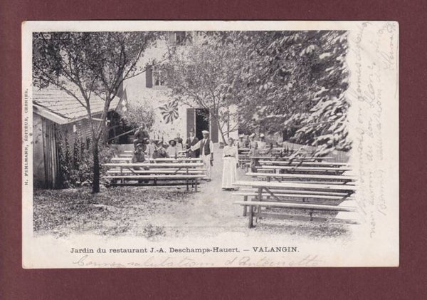 VALANGIN - Restaurant Deschamps-Hauert - 1903 CORCELLES