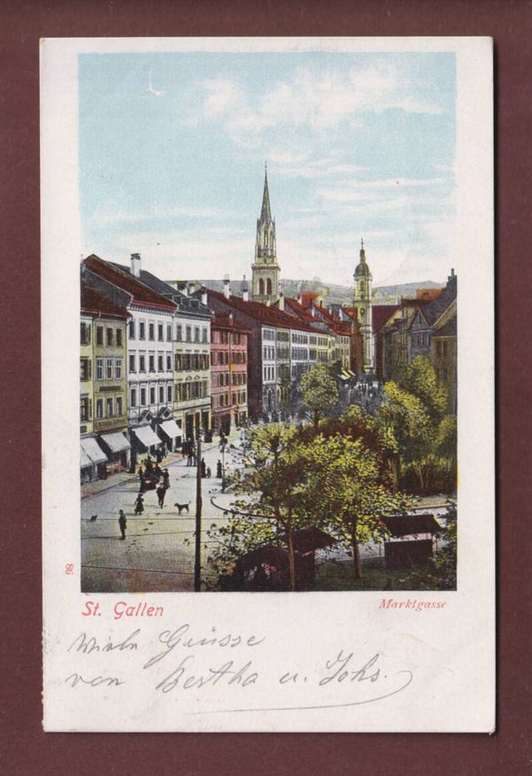 ST. GALLEN - Markzgasse - 1904