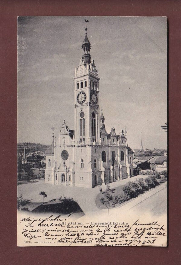 ST. GALLEN - Linsenbühlkirche - 1905