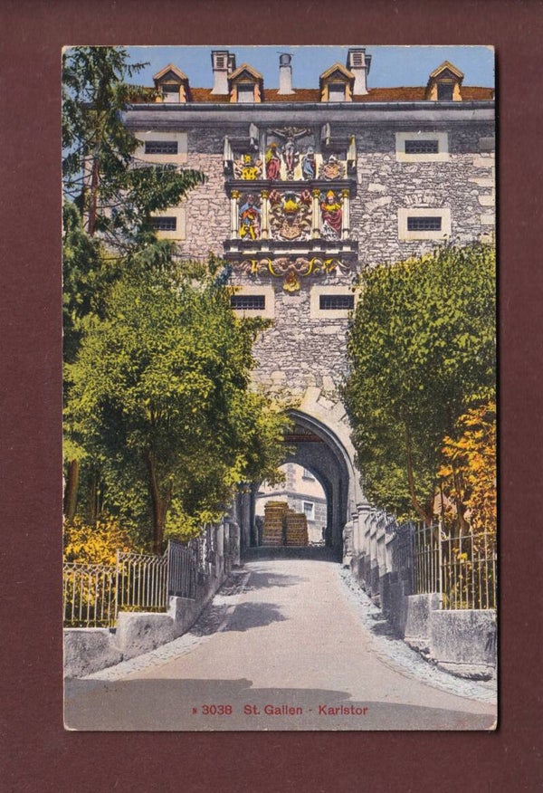 ST. GALLEN - Karlstor - 1915