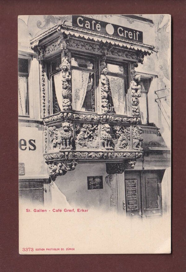 ST. GALLEN - Café Greif - Erker