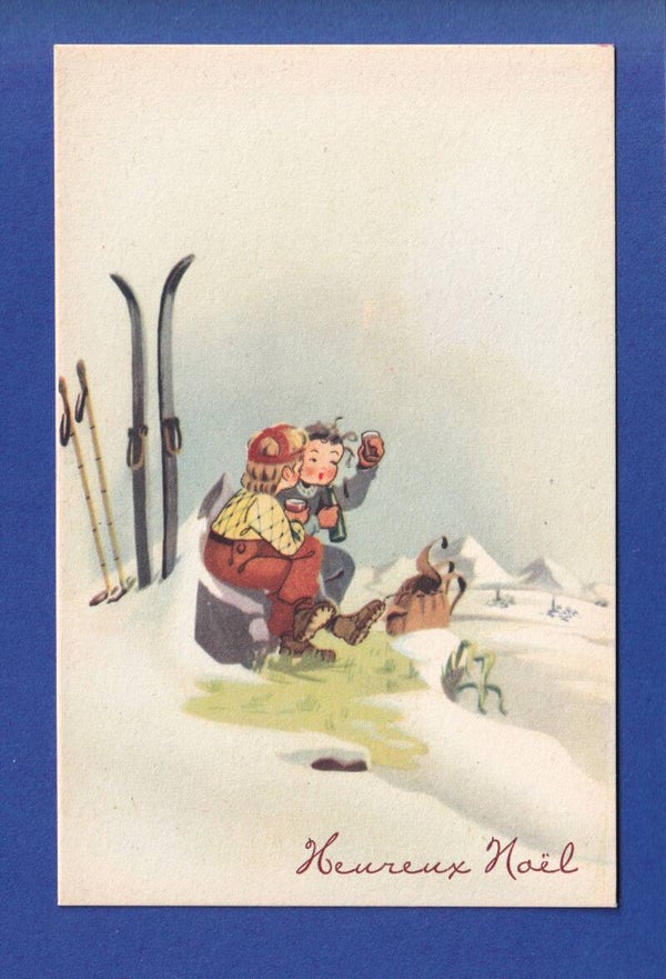 NOËL - Enfant - Ski