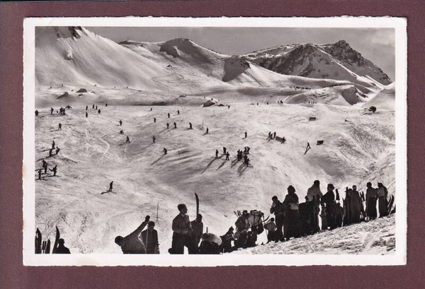 DAVOS-PARSENN - Abfahrt nach Küblis - 1955 // Eckbug //