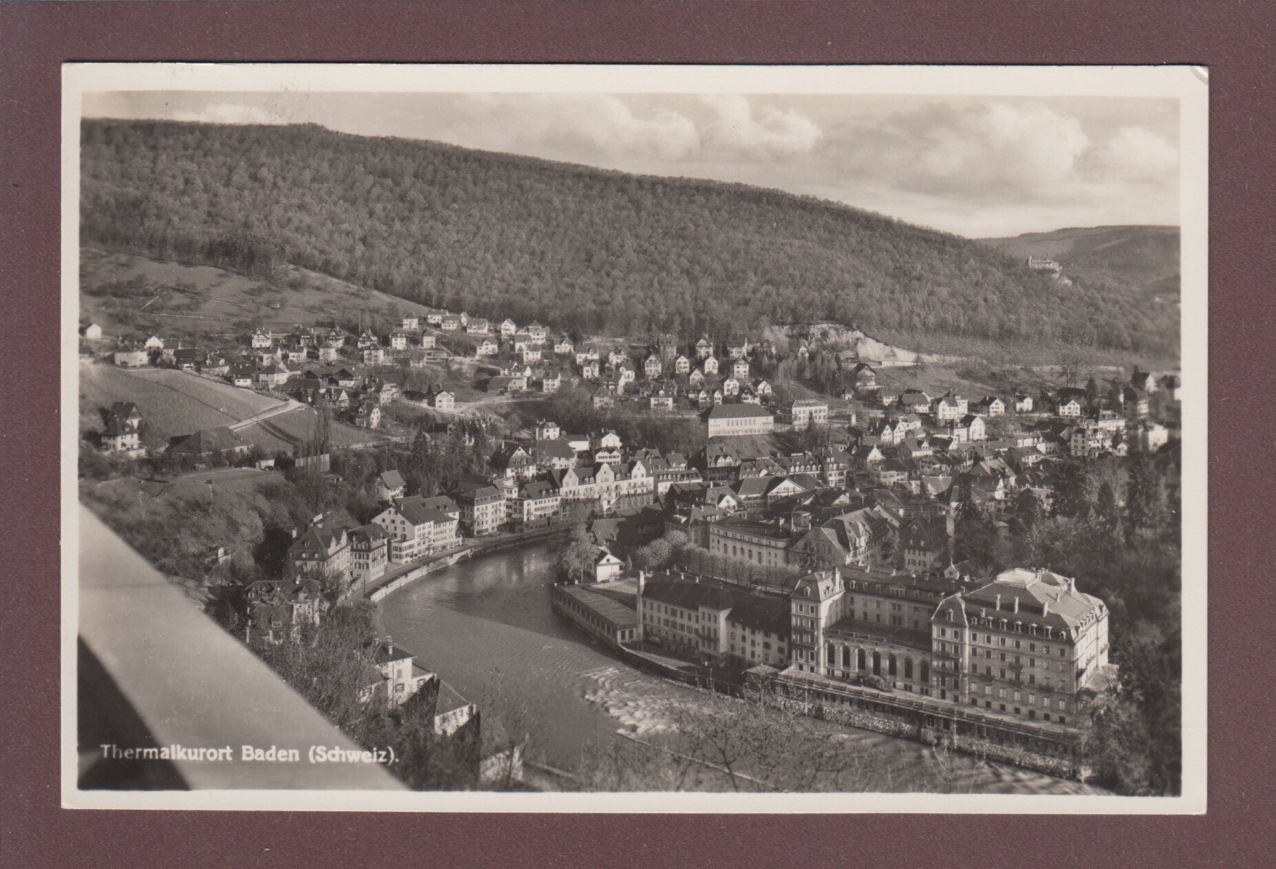 BADEN - Thermalkurort - Teilansicht - 1937