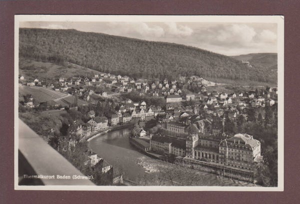 BADEN - Thermalkurort - Teilansicht - 1937