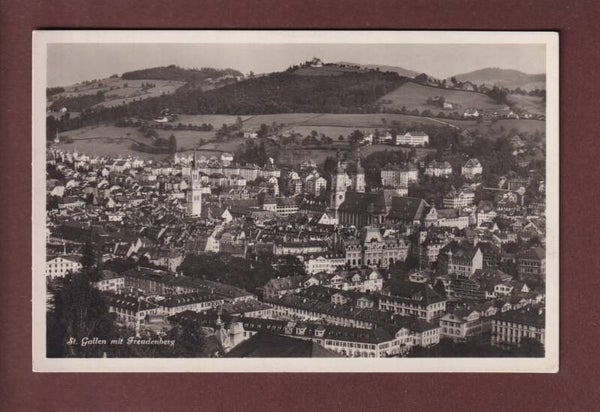 ST. GALLEN - Teilansicht mit Freundenberg