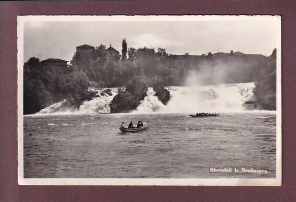 RHEINFALL bei Neuhausen - Boot - 1953