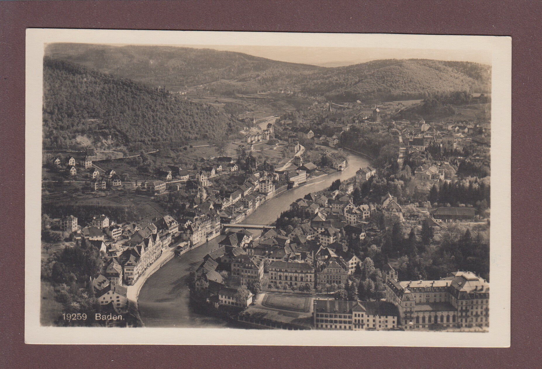 BADEN - Luftaufnahme - 1925