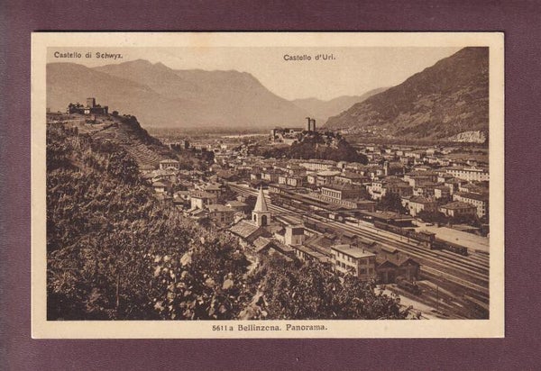 BELLINZONA - Stazione - 1925