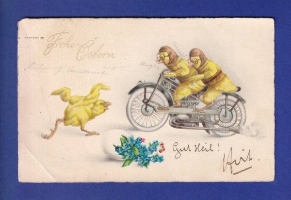 OISEAU - Poussins motards // pli //