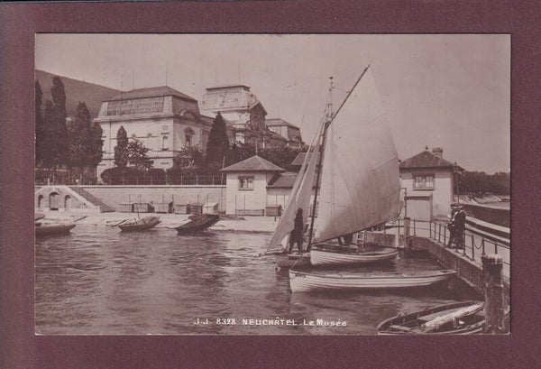 NEUCHÂTEL - Port - Musée - 1913