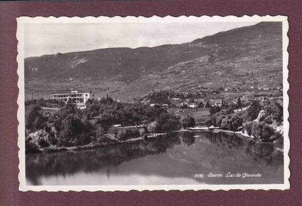 SIERRE - Lac de Géronde - 1954