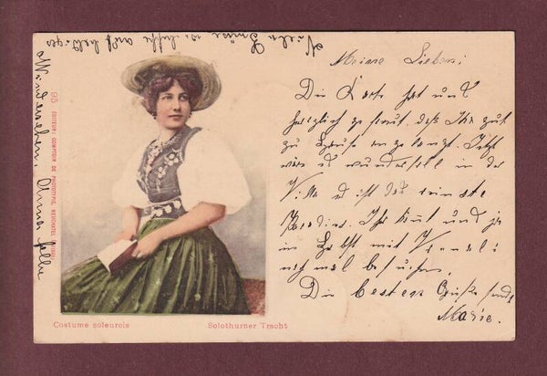 SOLOTHURNER TRACHT - 1904 CPN