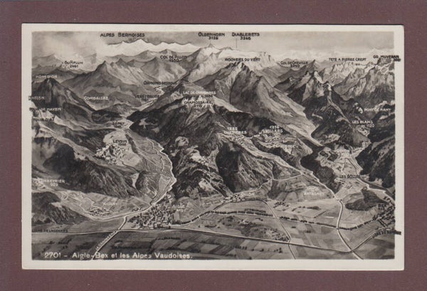 AIGLE - BEX - Alpes vaudoises - 1933