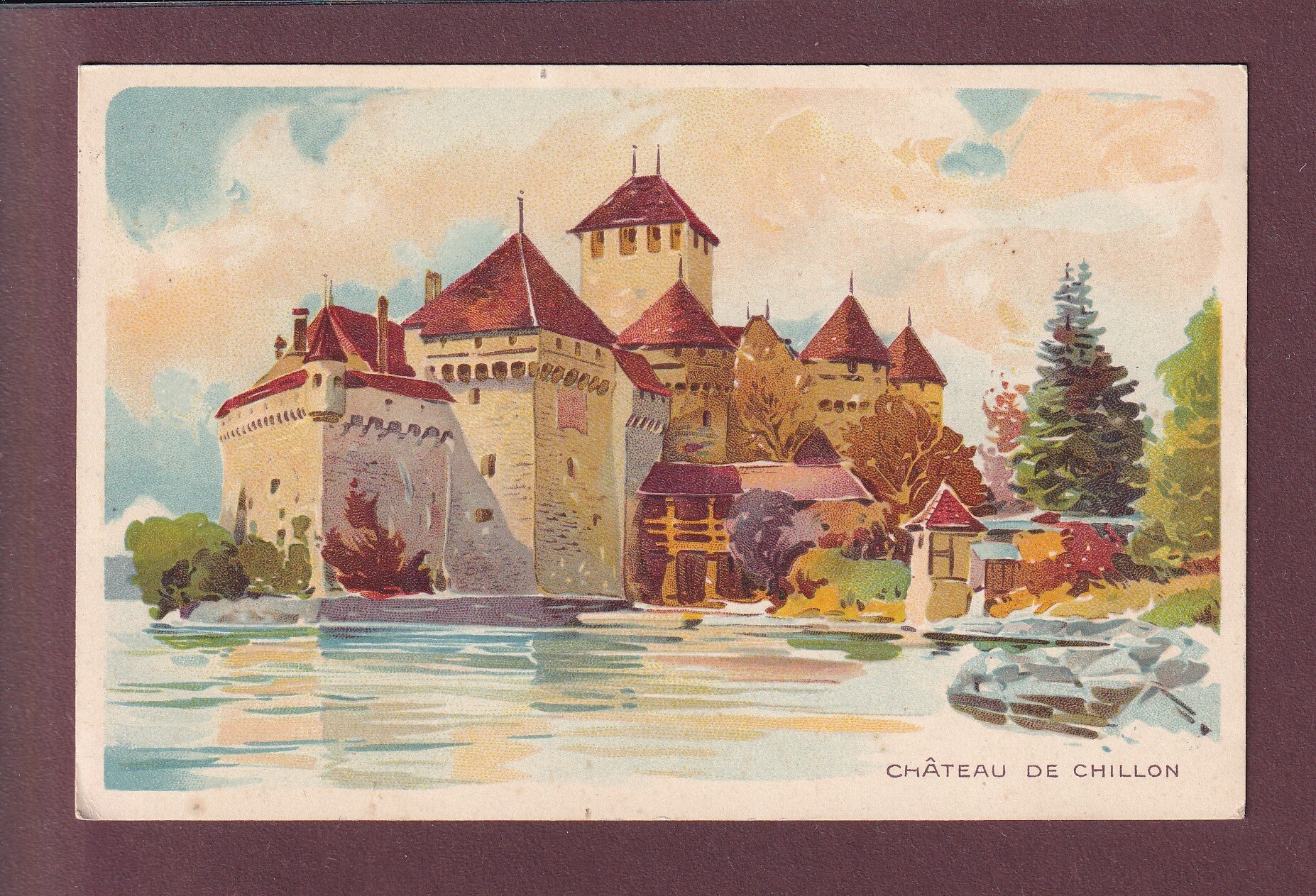 Château de CHILLON - Chocolats Kohler - 1916