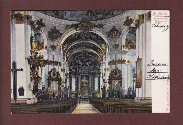 ST. GALLEN - Inneres der Cathedrale