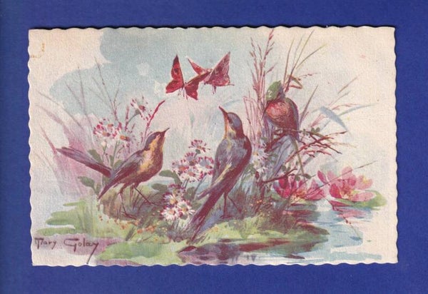 OISEAU - Oiseaux et papillons - Mary Golay