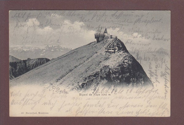 Sommet des ROCHERS DE NAYE - 1904