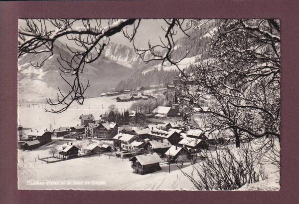 CHÂTEAU D'OEX sous la neige - 1954