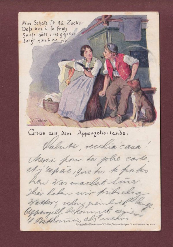 Gruss aus dem APPENZELLERLANDE - 1913 - V. Tobler