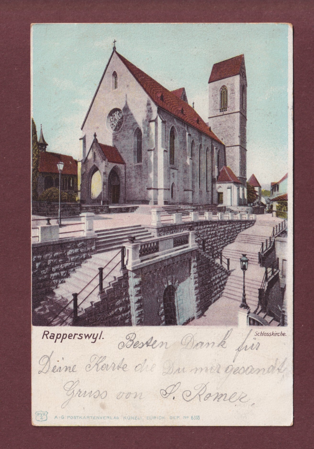 RAPPERSWIL - Schlosskirche - 1903