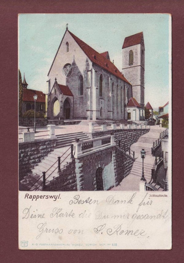 RAPPERSWIL - Schlosskirche - 1903