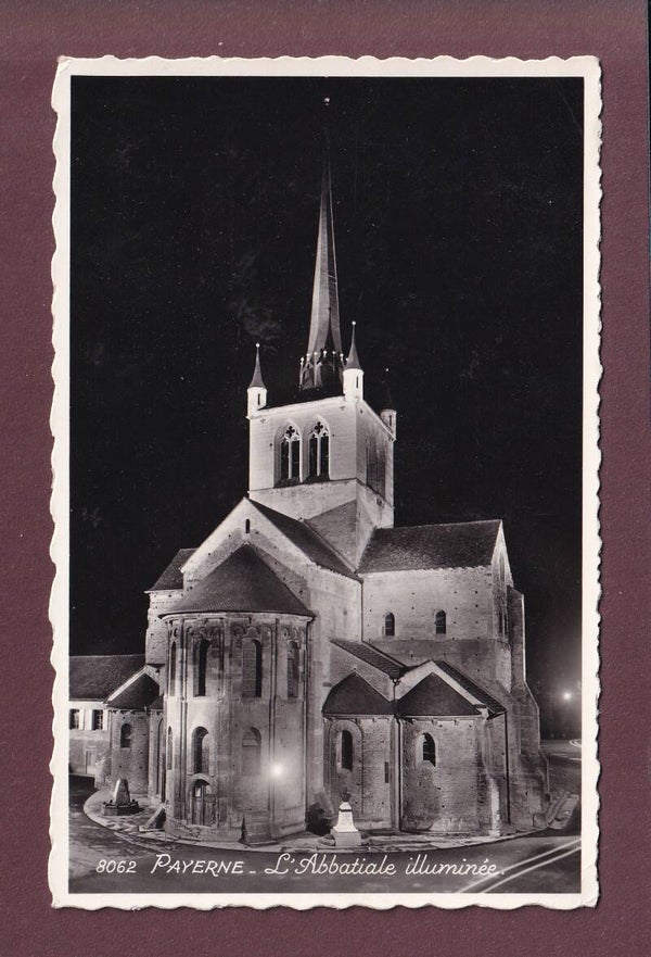 PAYERNE - Abbatiale de nuit - 1960 - Feldpost