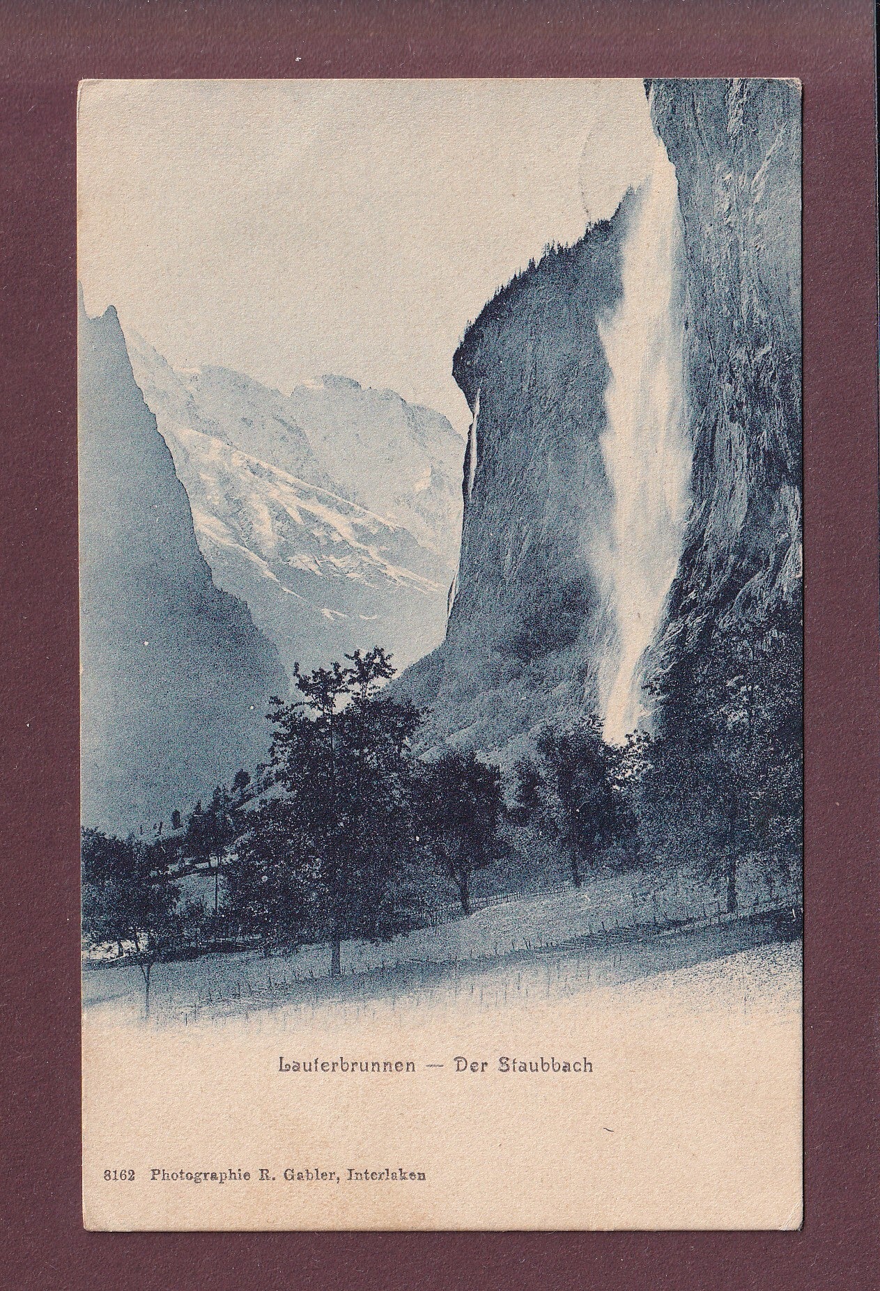 LAUTERBRUNNEN - Staubbach - 1908