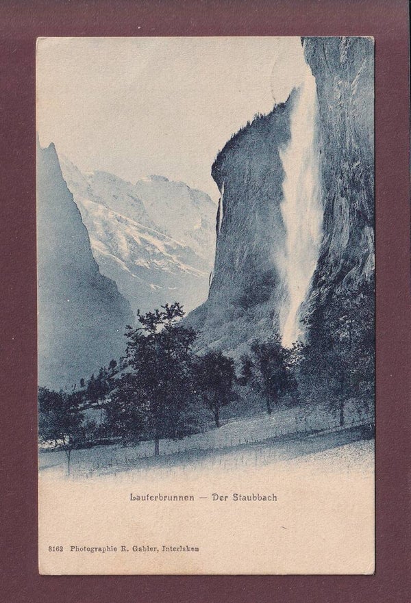 LAUTERBRUNNEN - Staubbach - 1908