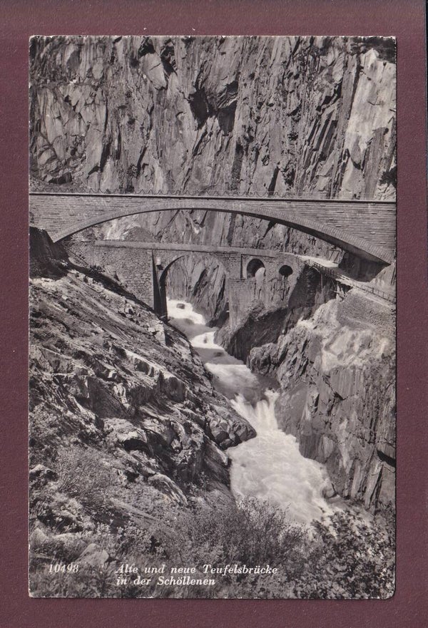 TEUFELSBRÜCKE in der Schöllenen - 1962