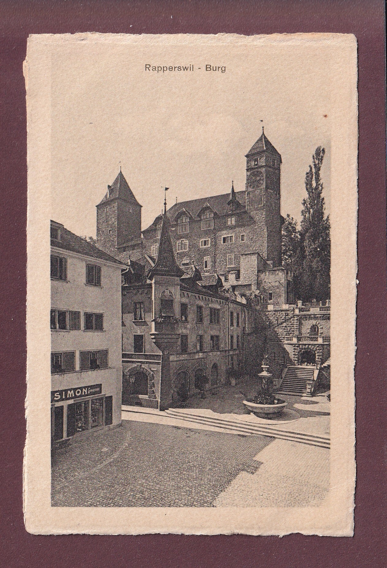RAPPERSWIL - Burg - 1916