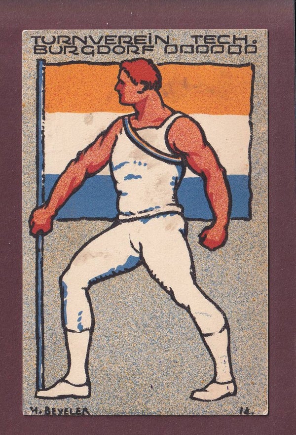 BURGDORF - Turnerein Tech - 1915 - H. Beyeler // Eckbug //