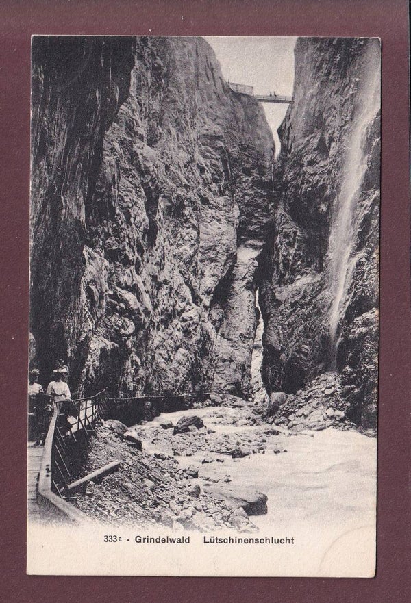 GRINDELWALD - Lütschinenschlucht - Leute
