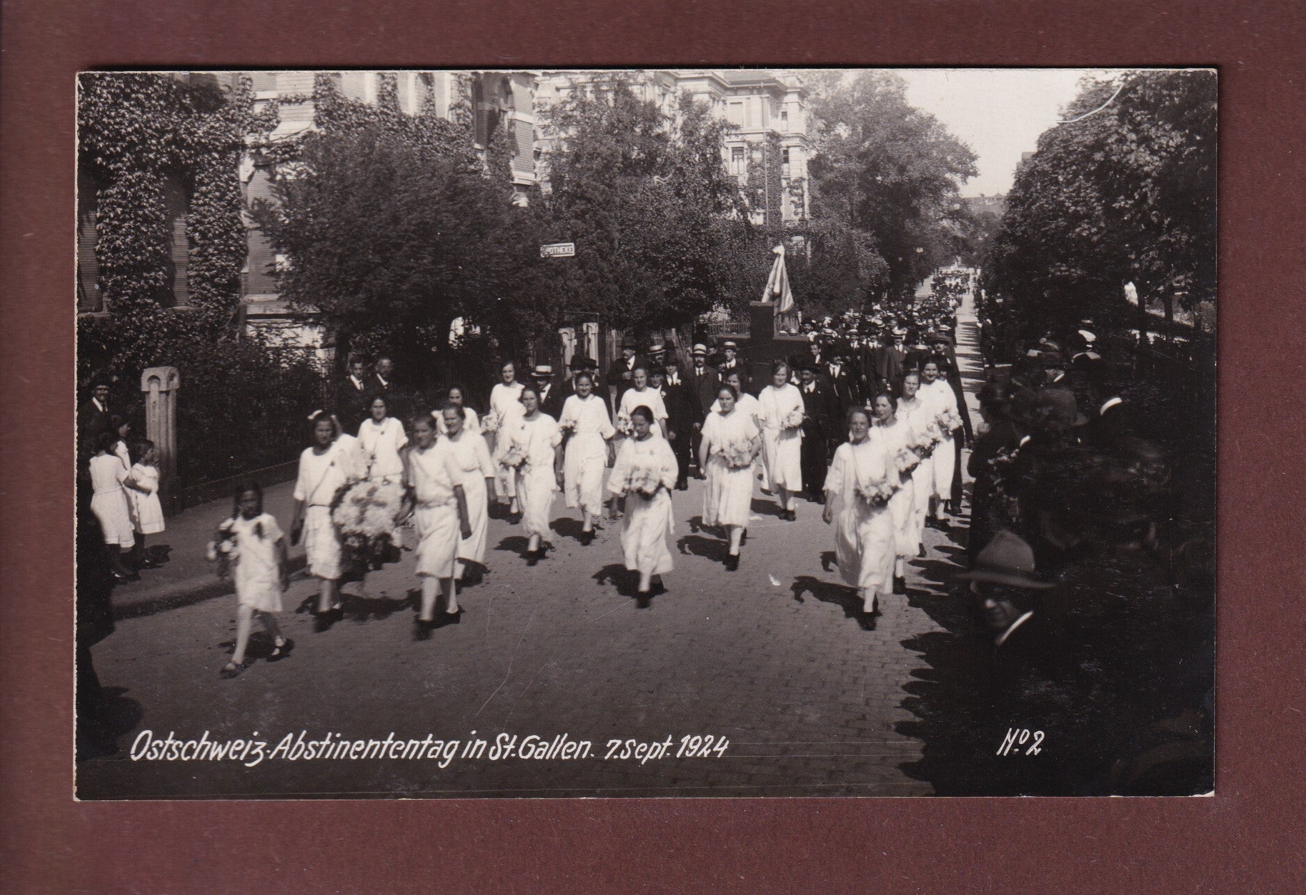 ST. GALLEN - Ostschweiz Abstinententag 1924