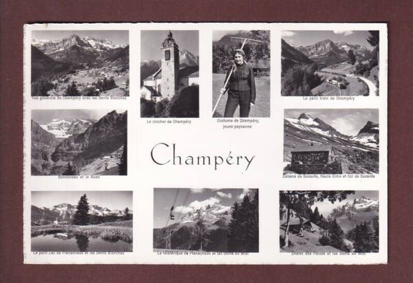 CHAMPERY - 9 images - 1961