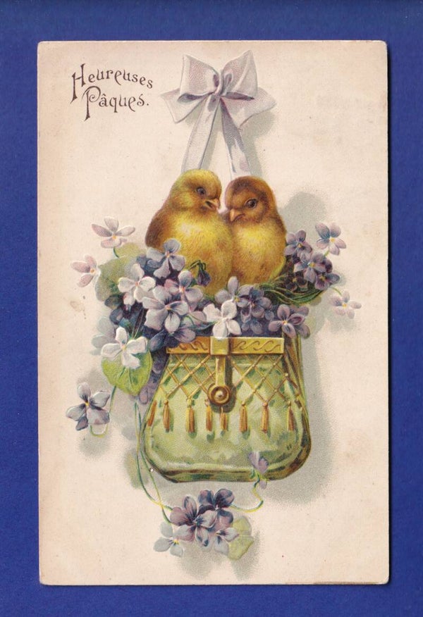 OISEAU - Fleurs - Pâques