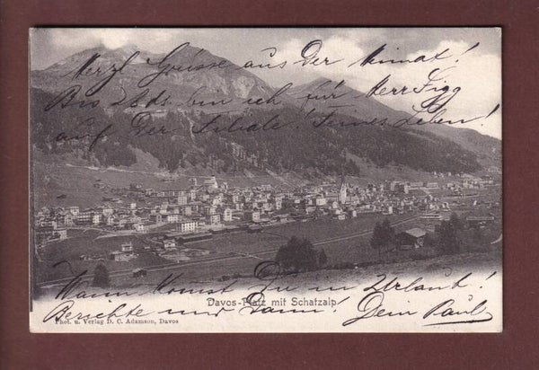 DAVOS-PLATZ - Schatzalp - 1904