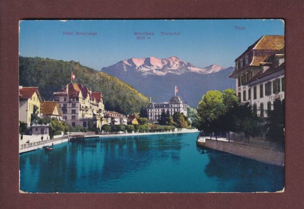THUN - Teilansicht an der Aare