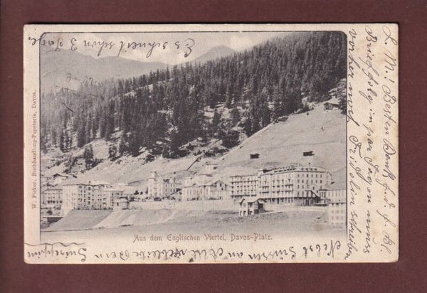 DAVOS-PLATZ - Aus dem Englischen Viertel - 1903