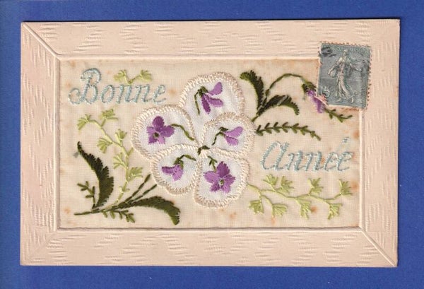 NOUVEL AN - Broderie - Fleurs