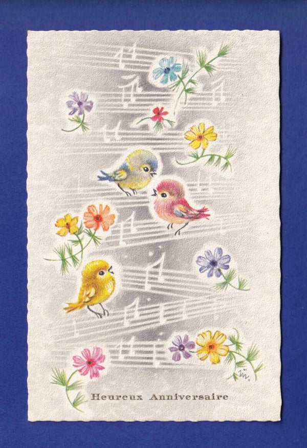 OISEAU - Fleurs et partitions