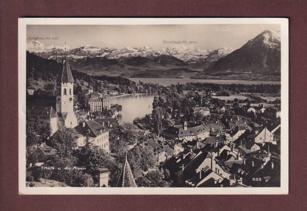 THUN - Teilansicht - 1926 Feldpost